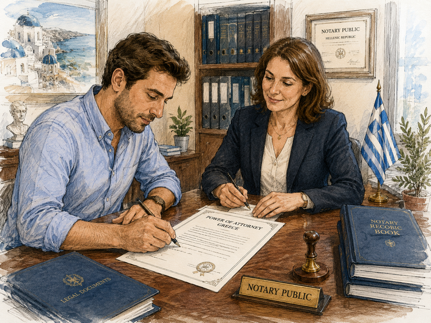 How to Give a Power of Attorney for Use in Greece